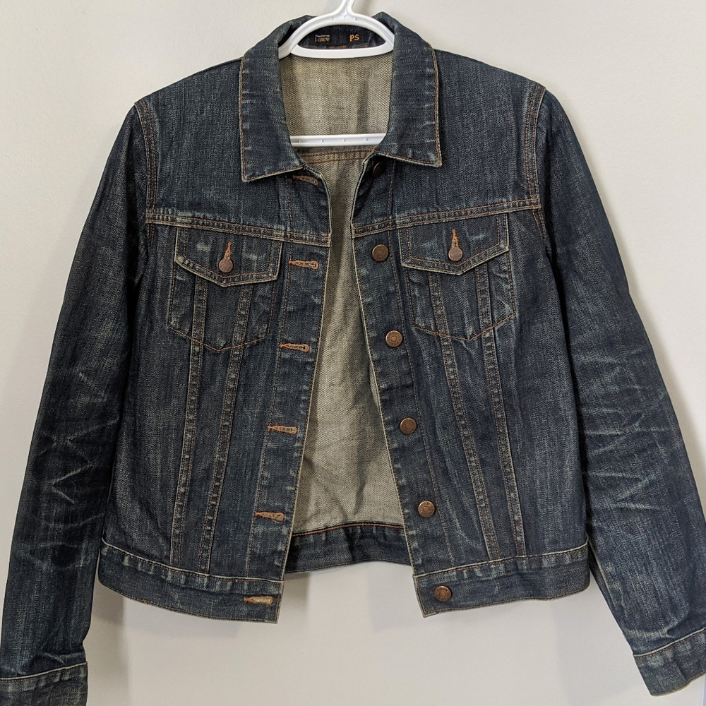 3/25$ J Crew Denim Jacket Jean Jacket Small S